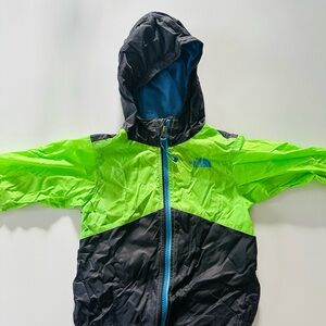 The North Face Toddler’s Green and Black Hooded Jacket